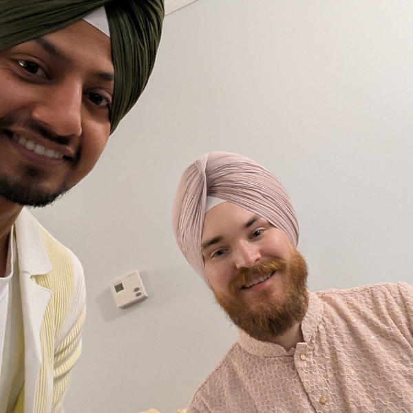 Turban Tying Calgary Client 2